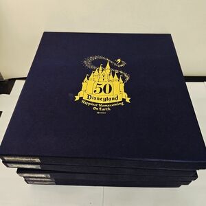 Disneyland 50th Anniversary Collector Box - Navy & Yellow